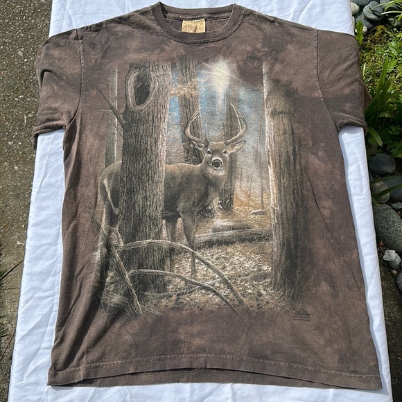 The Mountain | Shirts | The Mountain Tie Dye Graphic Tee Deer In The ...